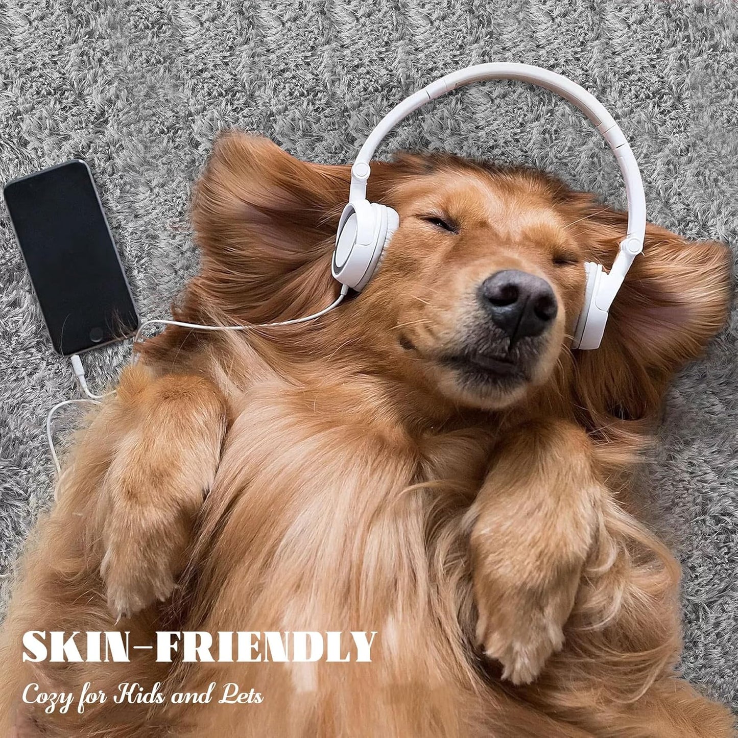 5x8 Area Rug for Living Room: Fluffy Shag Soft Washable Rugs Fuzzy Plush Indoor Carpet for Bedroom Nursery Playroom Dorm Kids Girls Boys Room (Grey, 5'x8')