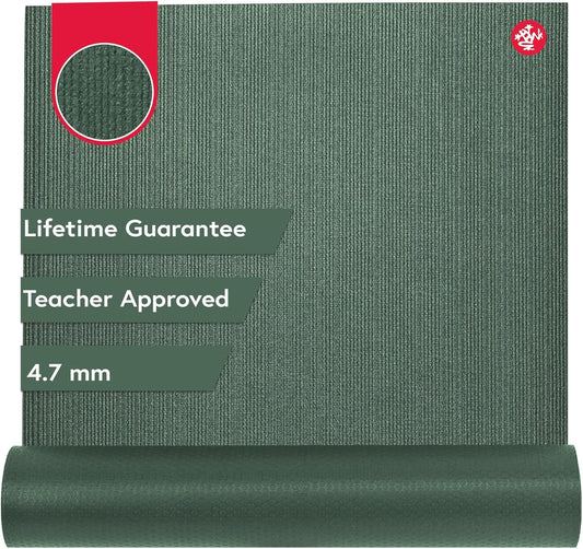 Manduka PROlite Yoga Mat 71" - 4.7mm | Lifetime Durability | Hygienic Construction | Teacher Approved | 71 x 24 inches