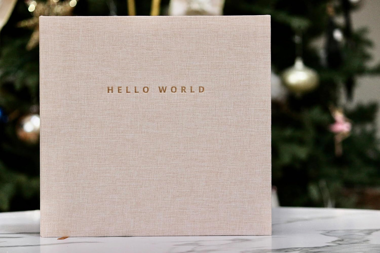 Linen Gender Neutral | Minimalist Keepsake Memory Book Photo Album for Baby Boy or Girl First 5 Years – A Milestone Book to Record Every Event from Birth to Age 5 (Linen)