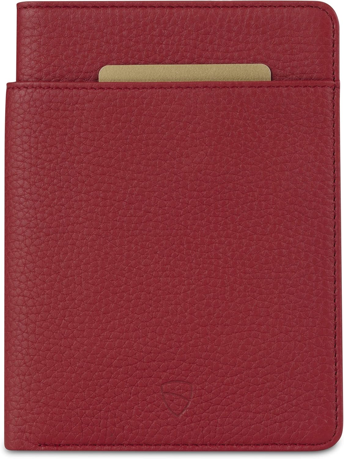 Vaultskin Leather Passport Holder, Slim RFID Blocking Travel Wallet for Men and Women, Fits Passport, Credit Cards, ID, Cash, Passport Cover Ideal Travel Accessories with Gift Box (Kensington)