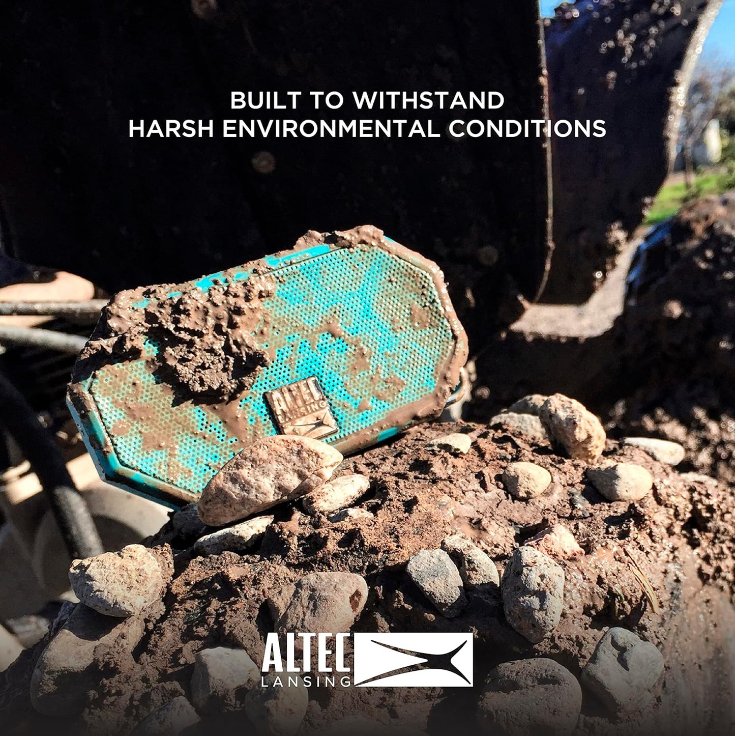 Altec Lansing Mini H2O - Waterproof Bluetooth Speaker, IP67 Certified & Floats in Water, Compact & Portable Speaker for Hiking, Camping, Pool, and Beach,Orange