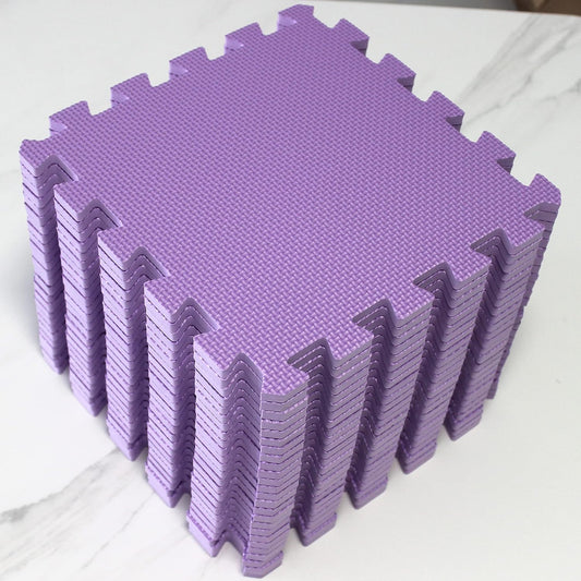 YIMINYUER® 25 Tiles (30cm×30cm×1cm Each Tile) Baby Soft Puzzle Play Mats, Kids Thick EVA Foam Floor, Toddlers & Children's Soft Interlocking Mat R11G301025
