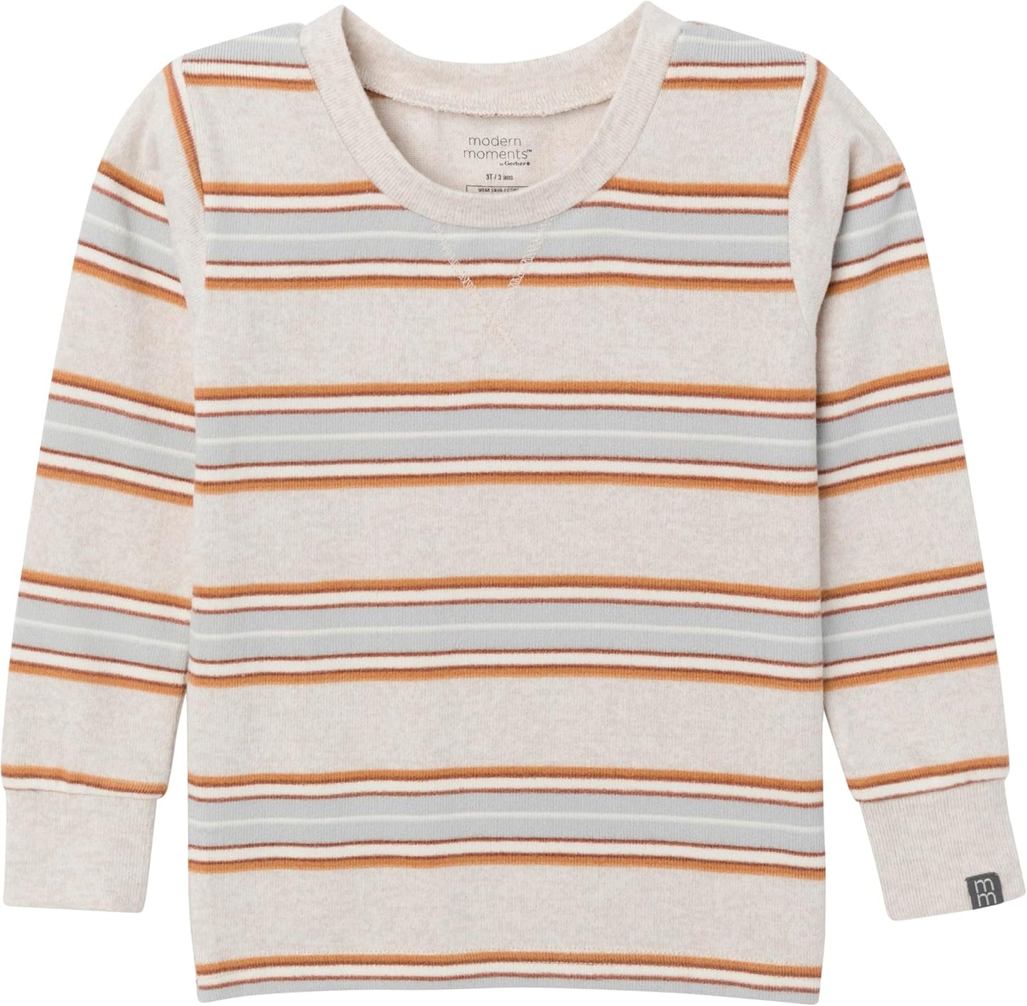 Modern Moments by Gerber Baby and Toddler Hacci Snug Fit 2-Piece Pajama Set