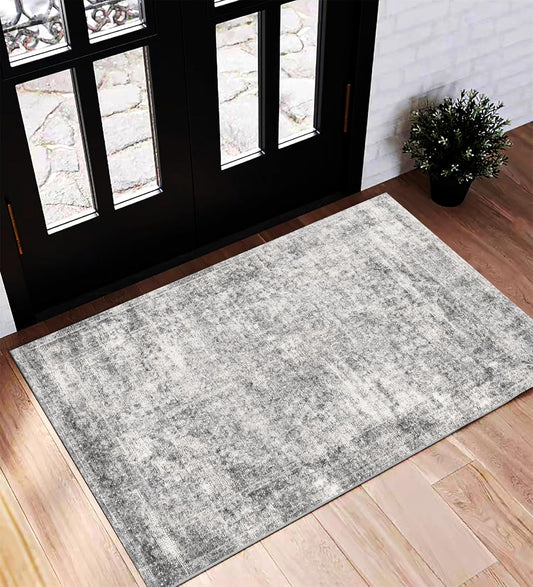 Area Rug 2x3 Washable Rug Door Mat Vintage Distressed Doormat Indoor Entrance Traditional Thin Rug Floral Print Non Slip Carpet for Kitchen Bathroom Bedroom Living Room