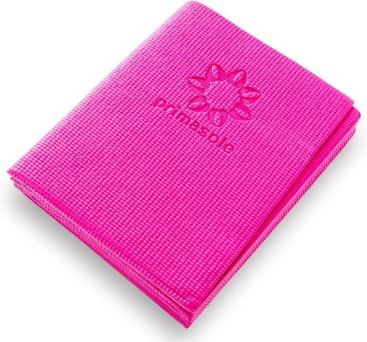 Folding Yoga Travel Pilates Mat Foldable Easy to Carry to Class Beach Park Tear resistant Travel Picnics 4mm Thick 9 Colors