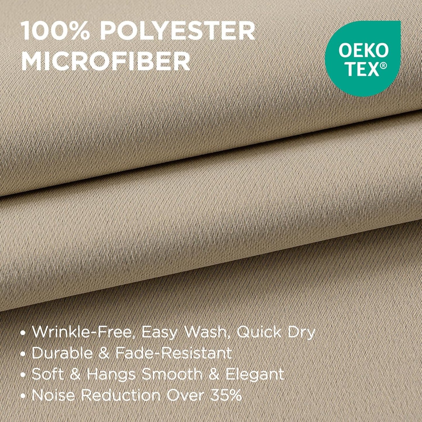 Joydeco Blackout Curtains 120 Inch Length 2 Panels Set, Thermal Insulated Long Curtains& Drapes 2 Burg, Christmas Drapes for Living Room Bedroom Window