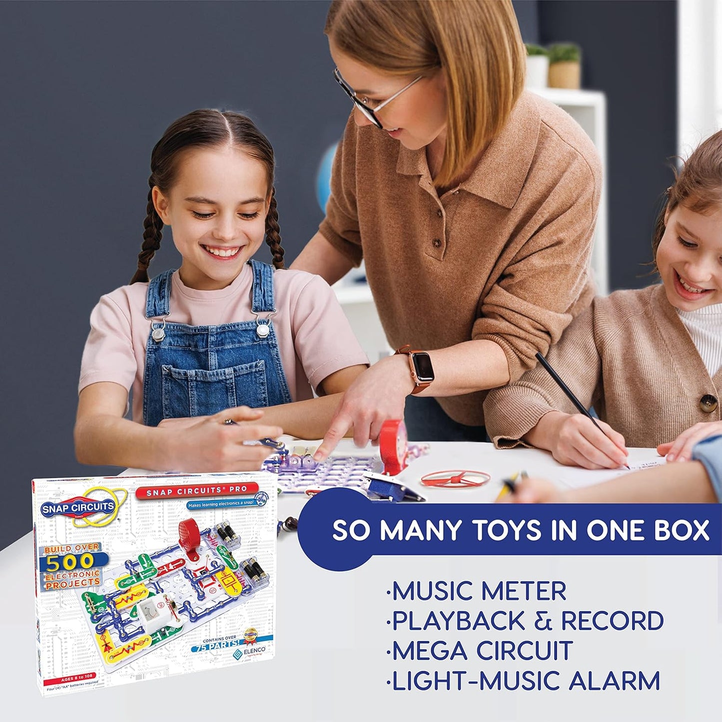 Snap Circuits Elenco Snap Circuits Pro 500 in 1 Electronics Exploration Kit