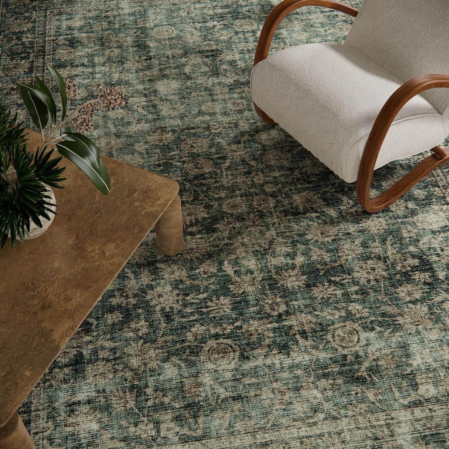 Machine Washable Throw Rugs for Entryway: Door Mat Indoor Entrance 4x6 Rug Boho Small Area Rug Non-Slip Low Pile Kitchen Rug for Front Door Indoor Entrance Entry Kids Room