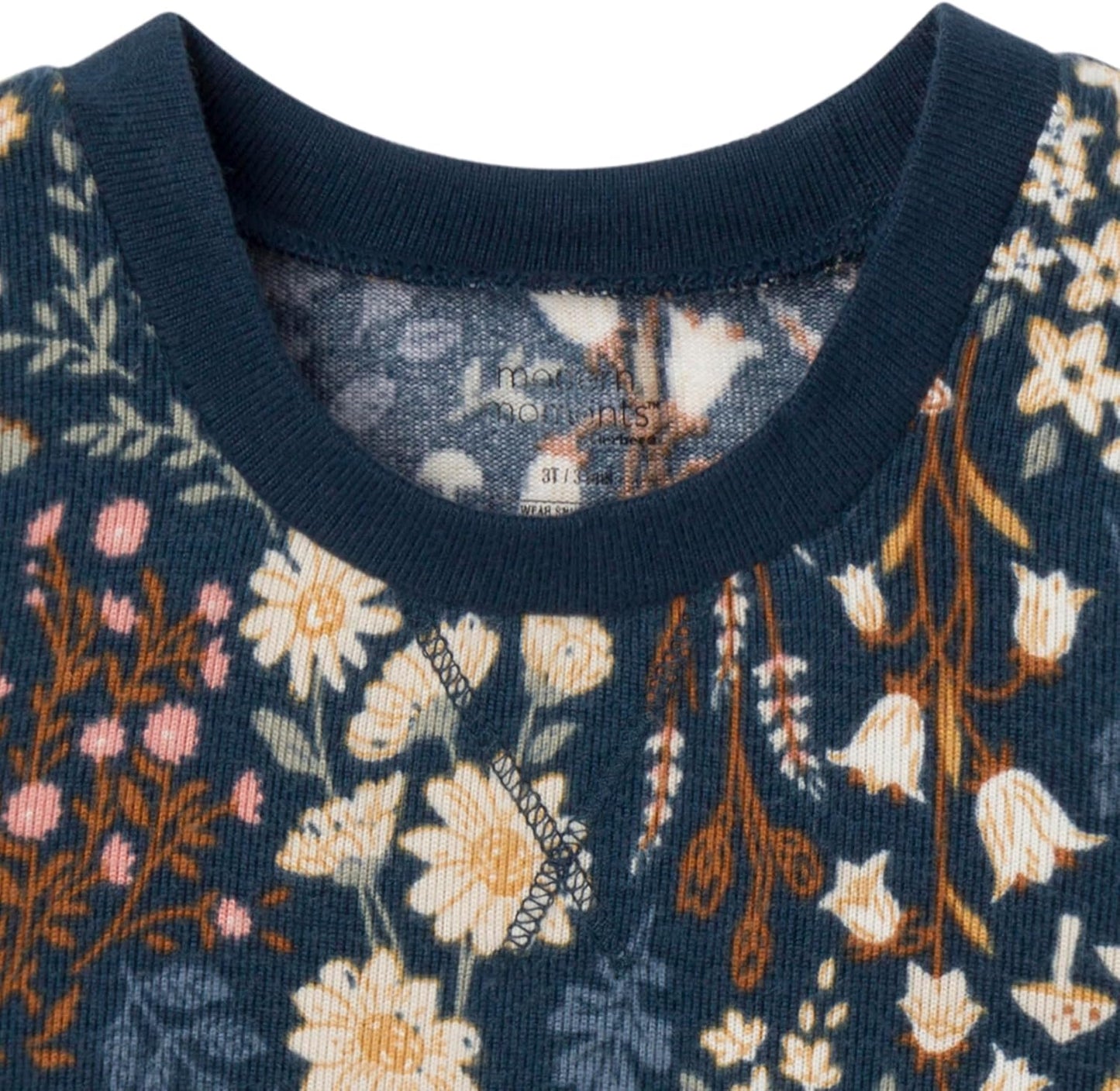 Modern Moments by Gerber Baby and Toddler Hacci Snug Fit 2-Piece Pajama Set