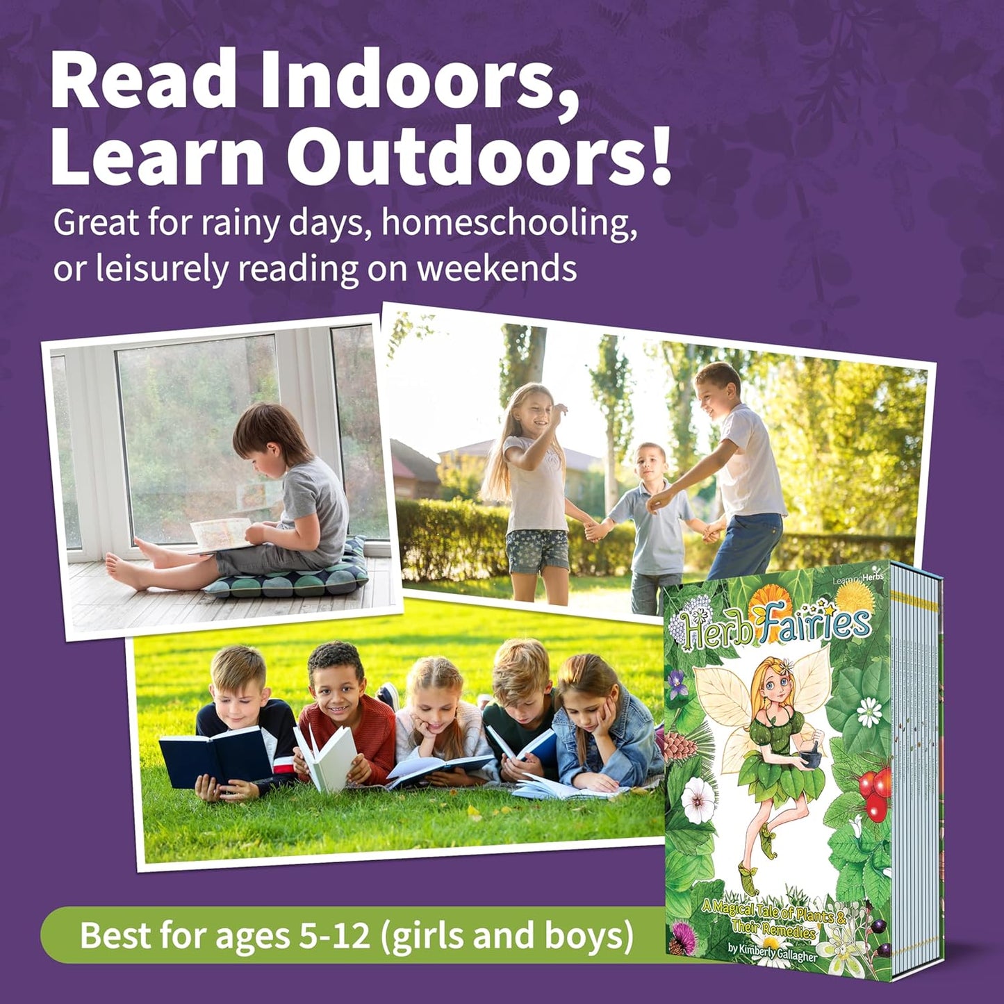 Herb Fairies: 13 Plant Books Set & Digital Learning System - Explore Plants & Healing Herbs Through Engaging & Educational Stories - Includes Audiobooks, Printables, Recipes, Crafts, Puzzles & Games