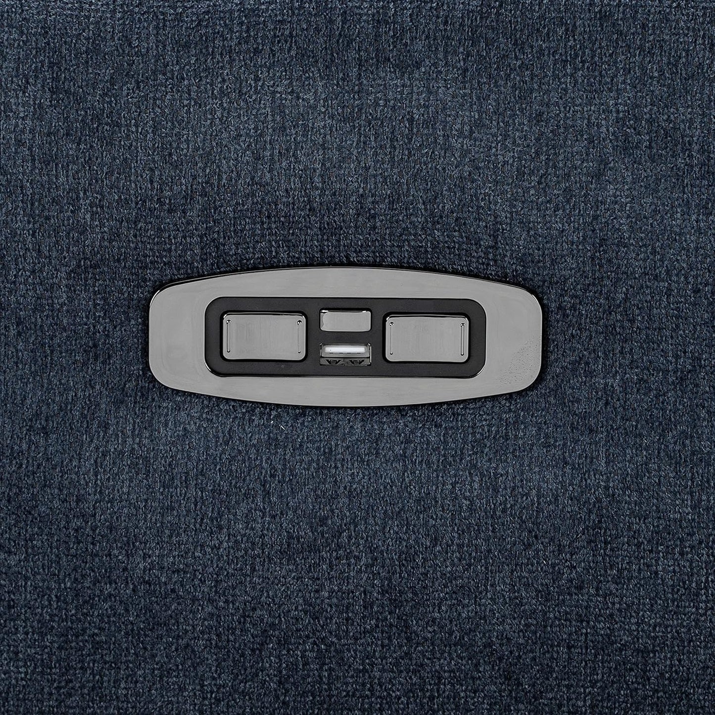 Nurture& The Glider Premium Power Recliner Nursery Glider Chair with Adjustable Head Support | Designed with a Thoughtful Combination of Function and Comfort | Built-in USB Charger (Navy)